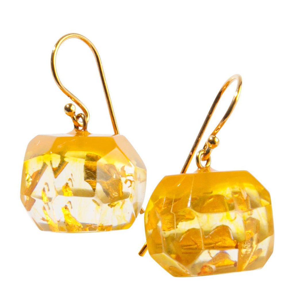 ZSISKA DESIGN - BLISS - Yellow Amber - Earring