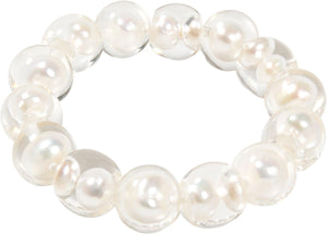 ZSISKA DESIGN - BUBBLING PEARL - Bracelet 14 Beads Elastic
